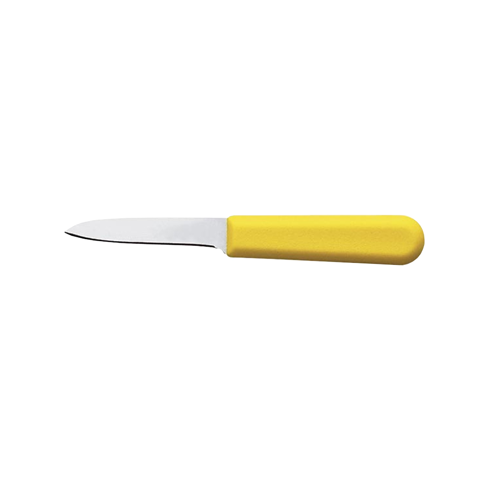 Mundial Y5601-3 1/4 High Carbon 3-1/4" Paring Knife, Yellow Handle