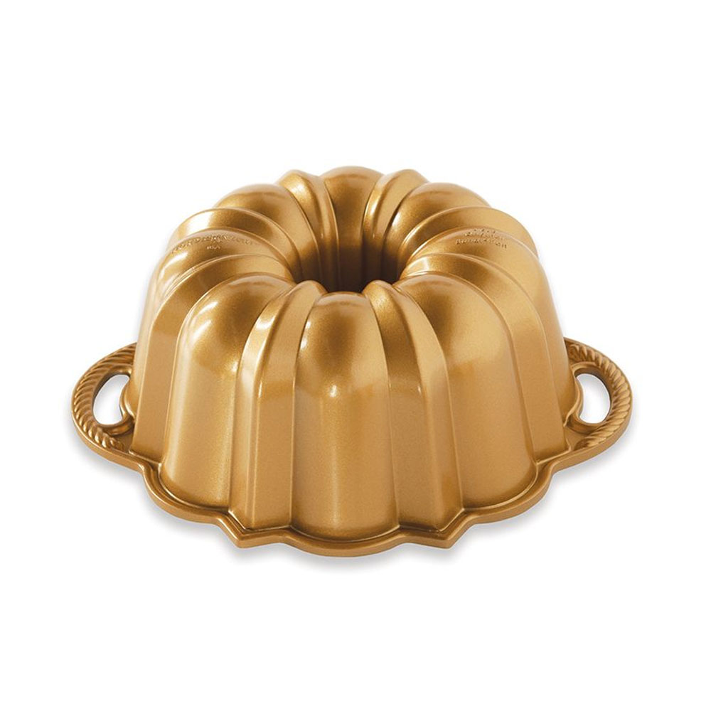 Nordic Ware 51277 Gold Anniversary Bundt Pan, 6 Cup