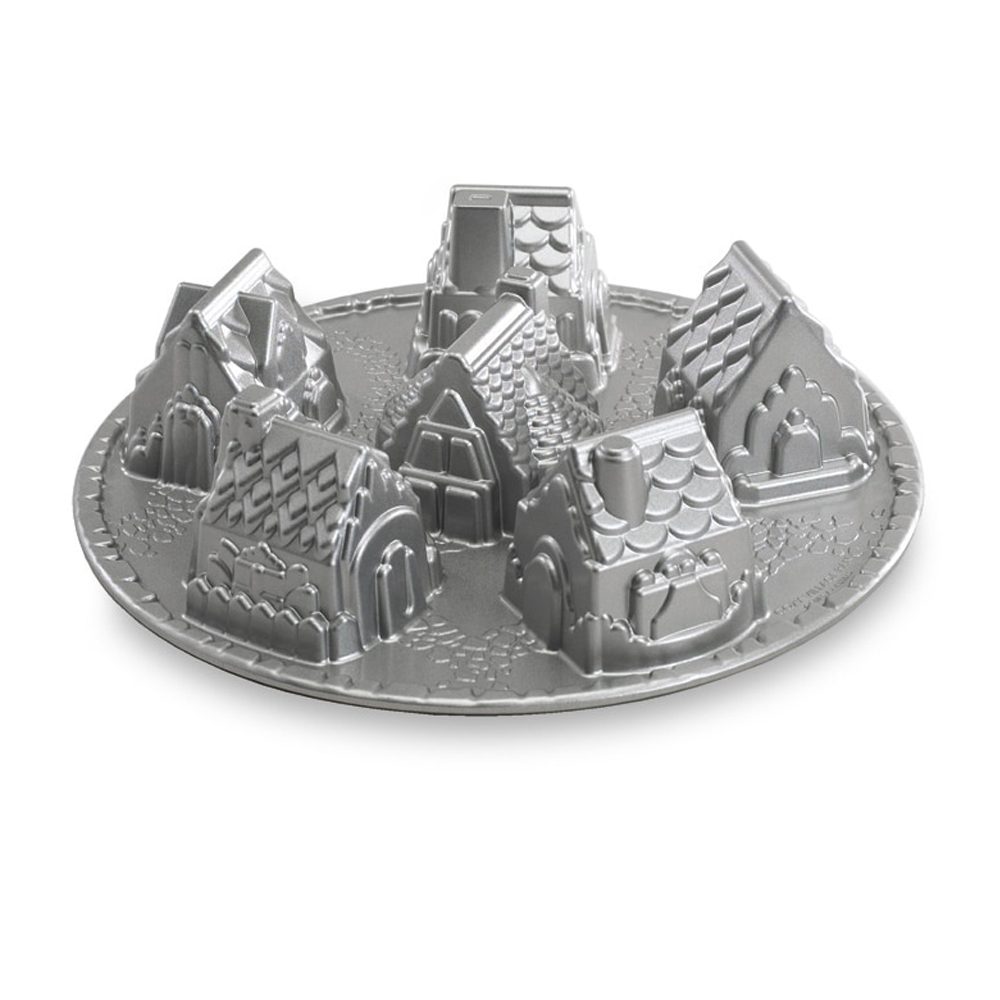 Nordic Ware Cozy Village Pan, 6 Cavities