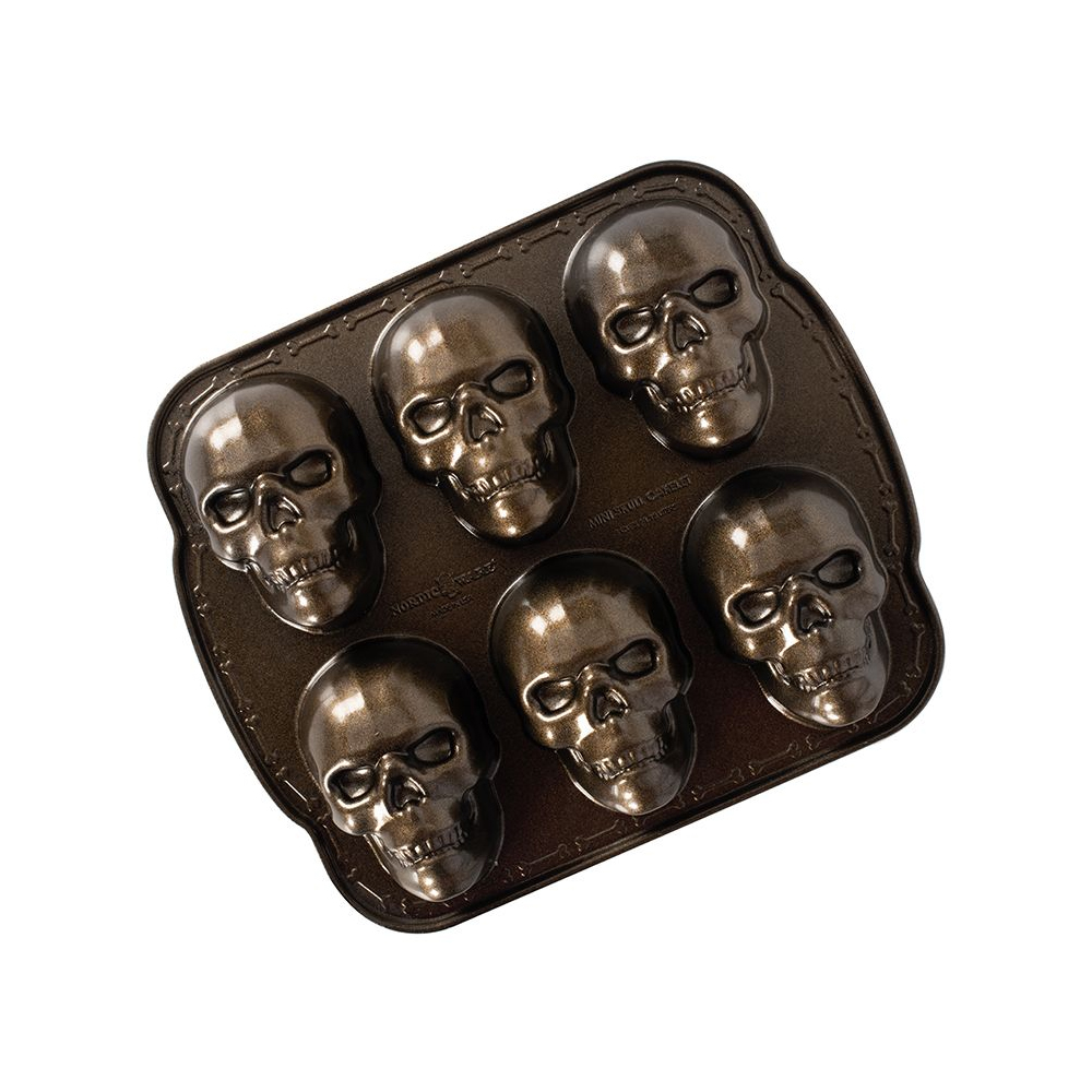 Nordic Ware Skull Pan, 6 Cavity