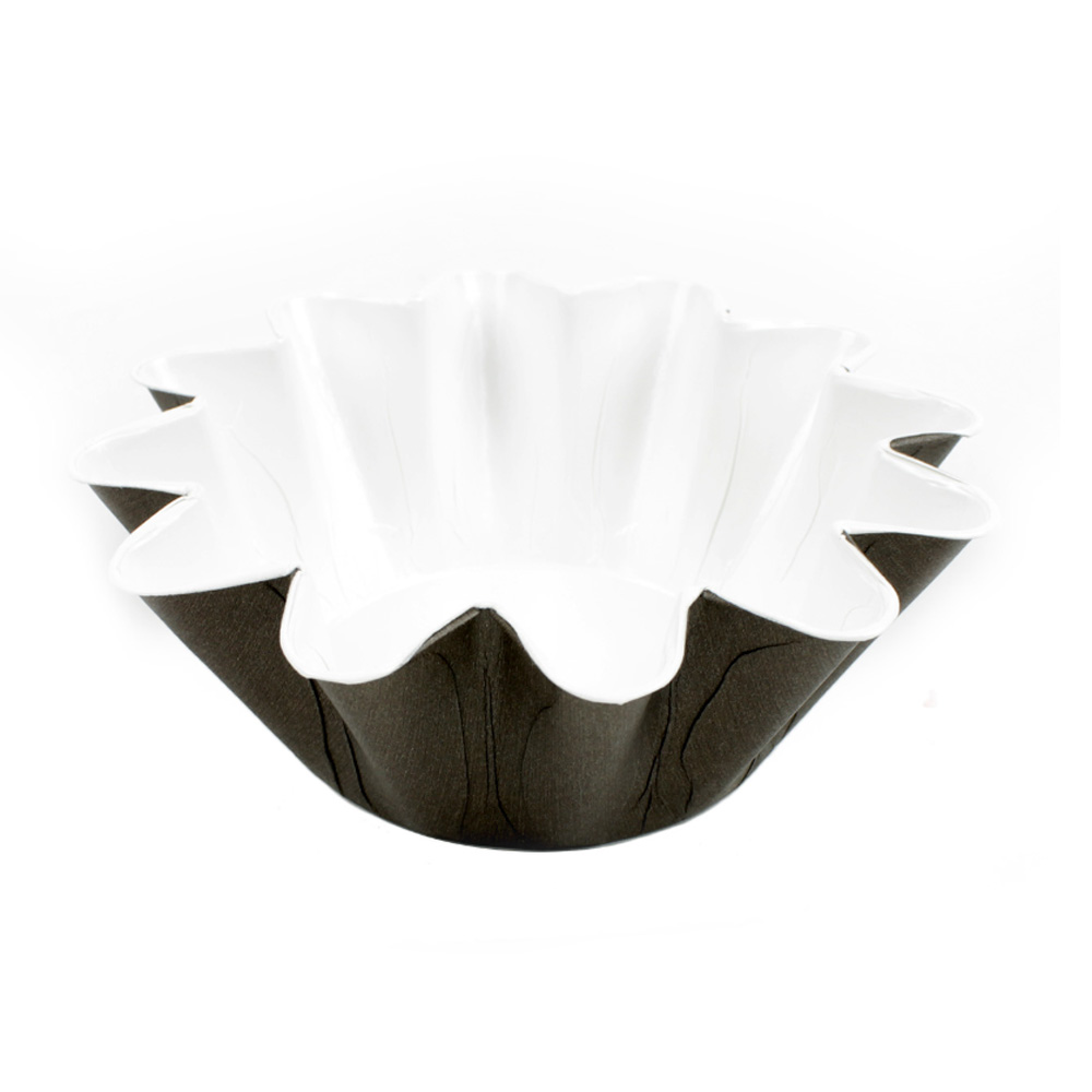 Novacart Brioche Floret Disposable Baking Cup 2-7/8" Bottom Dia, 5" Top Dia., 1-3/4" High, Pack of 50