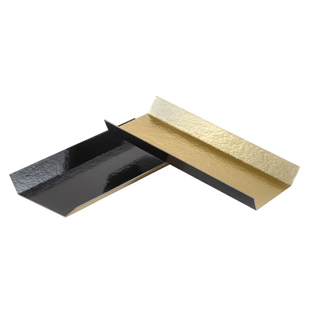 Novacart Folding Eclair Board, Black-Gold / Gold-Black - Pack of 200