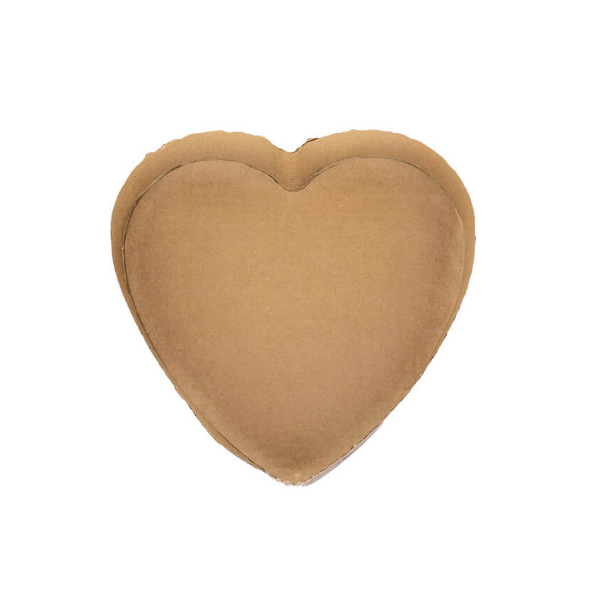 Novacart Heart Paper Baking Mold, 5 1/8" x 5" x 1 5/16" High, Pack of 12