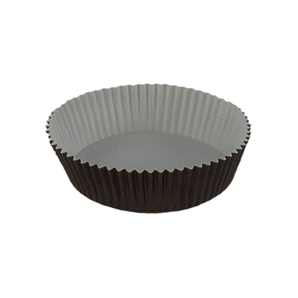 Novacart Optima Brown Round Baking Mold, 2-3/4" x 15/16" - Pack of 40