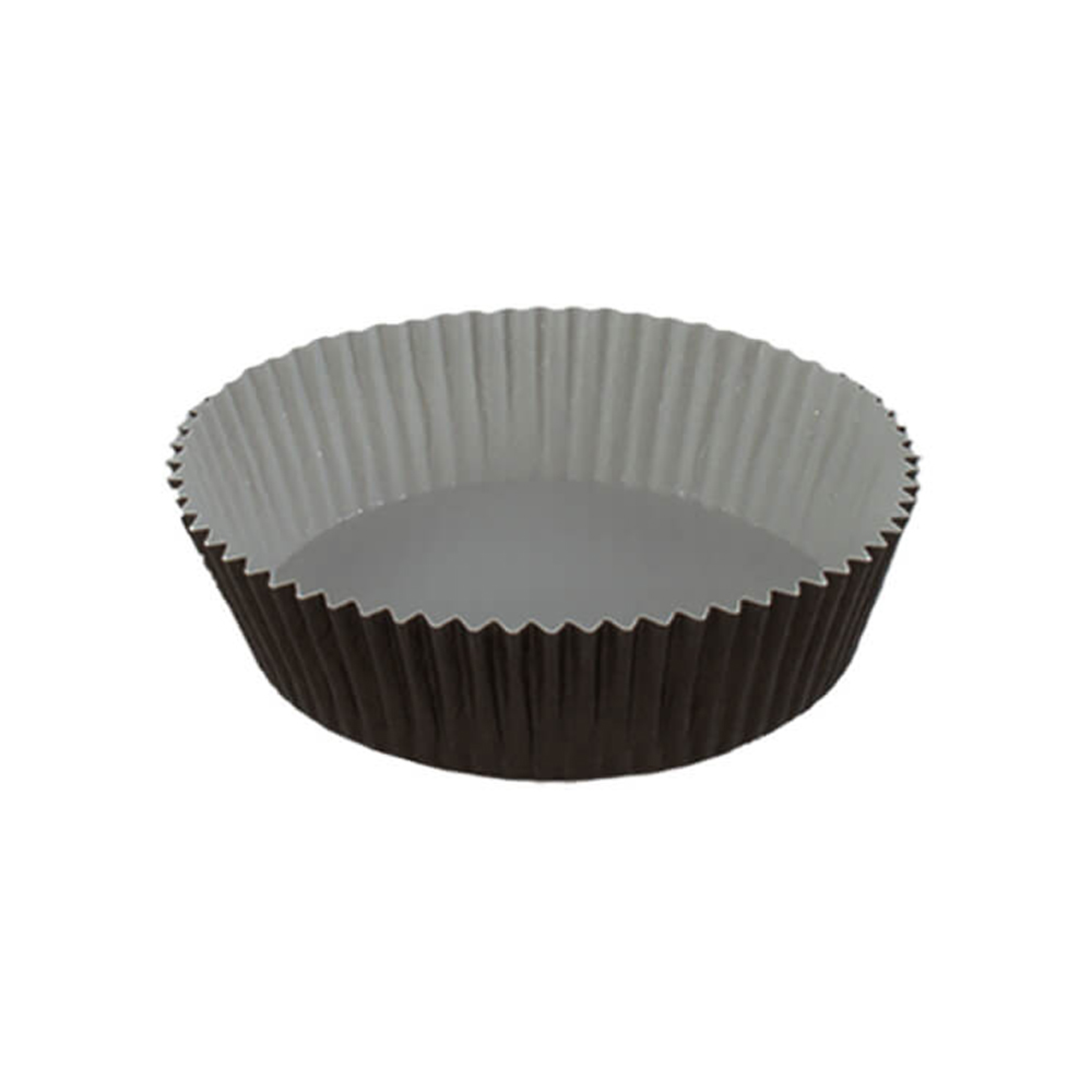 Novacart Optima Brown Round Baking Mold, 2-3/4" x 15/16" - Case of 2520