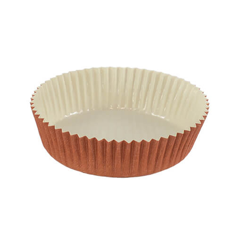 Novacart Optima Round Disposable Baking Mold, 3 1/2" Bottom Diameter x 1-1/4" High, Case of 900