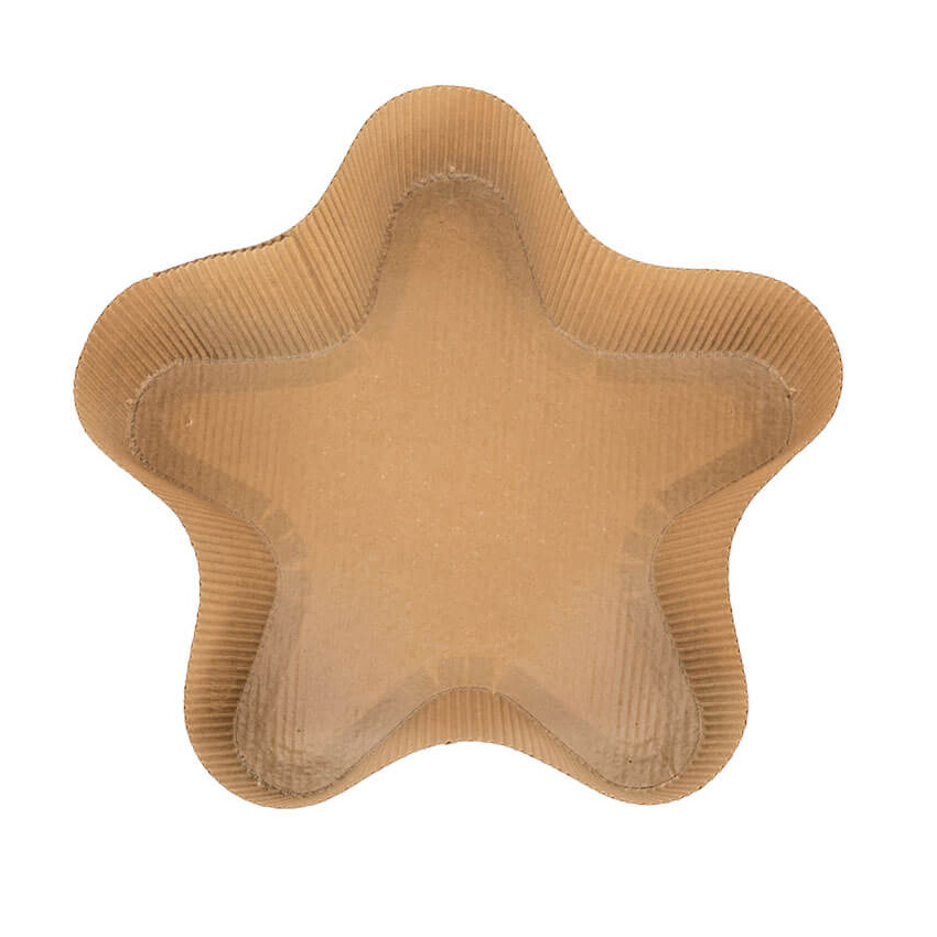 Novacart Star Paper Baking Mold, 9 3/8 x 2 3/8 High, Pack of 12 Baking