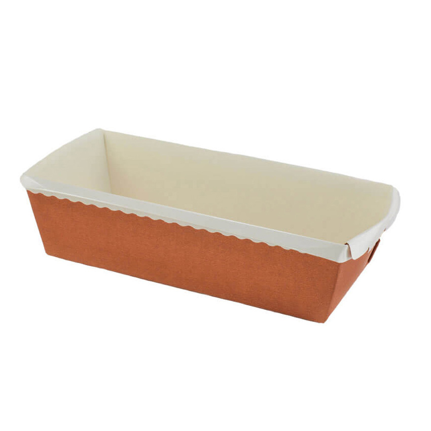 Novacart Terra Disposable Loaf Baking Mold, 9-1/8" X 3-3/8" Bottom x 2-3/4" High - Pack of 12