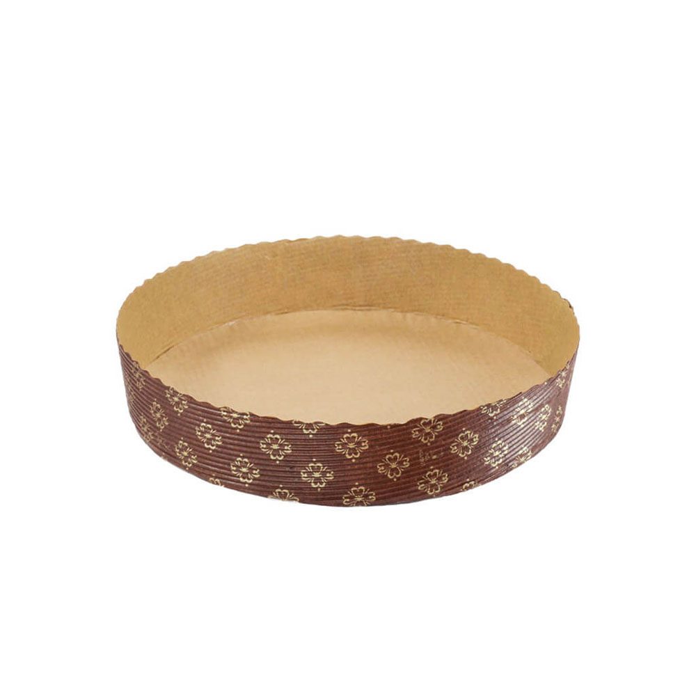 Novacart Tortina Round Disposable Paper Baking Mold, 7-7/8" Diameter x 1-3/8" High, Case of 400