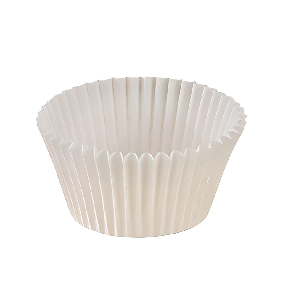 Novacart White Paper Baking Cups, 2-1/4" x 1-7/8" - Case of 13,400