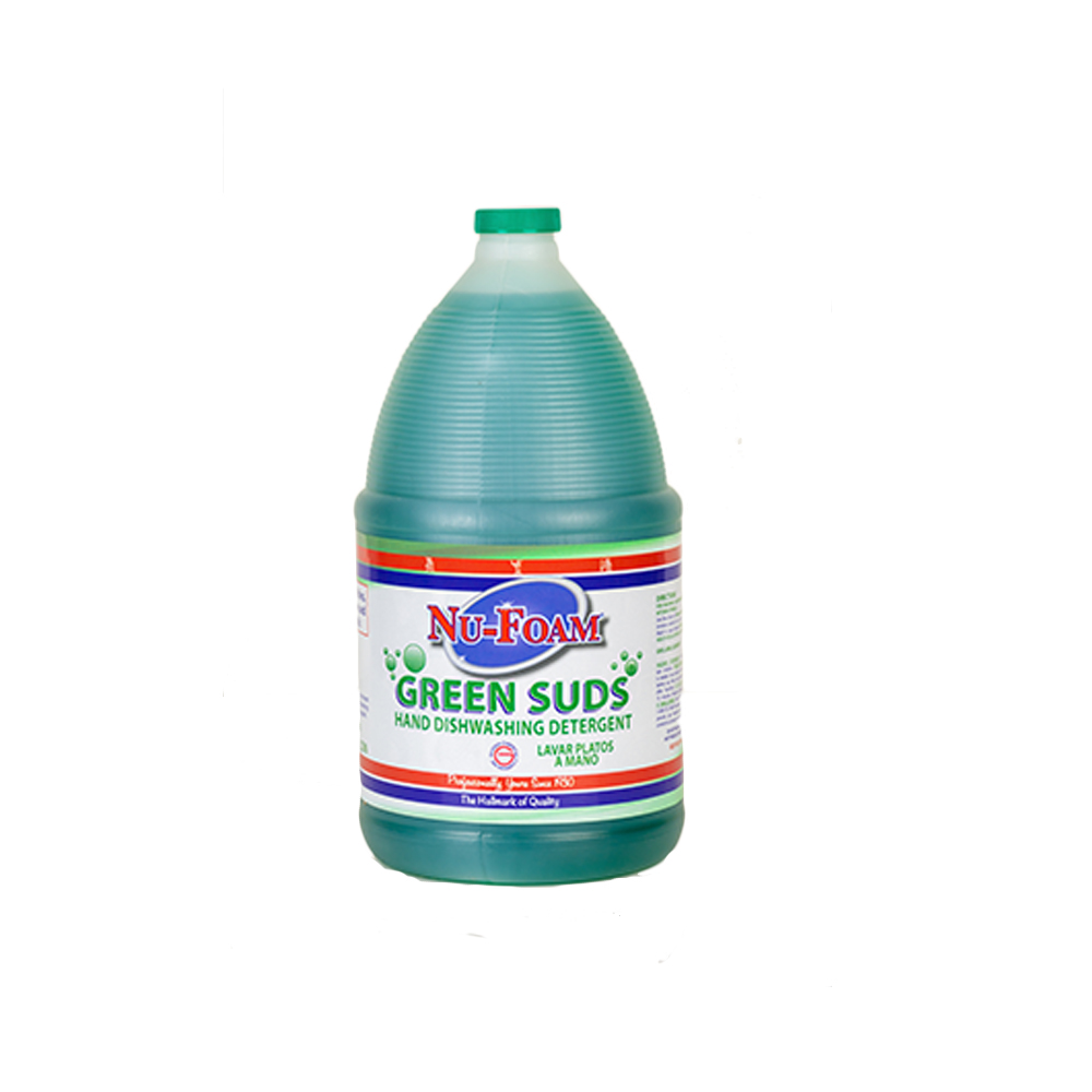 Nu Foam Green Suds Hand Dishwashing Detergent, 1 Gallon