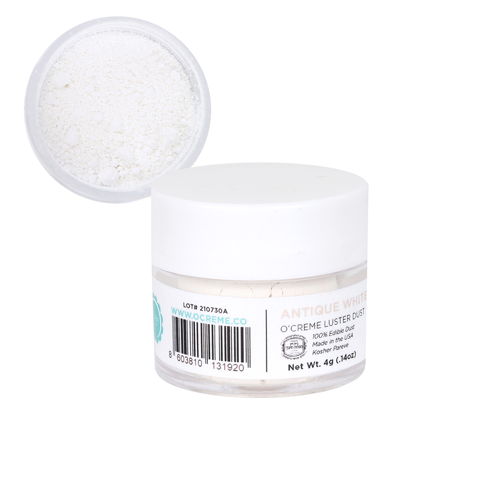 O'Creme Antique White Luster Dust, gr