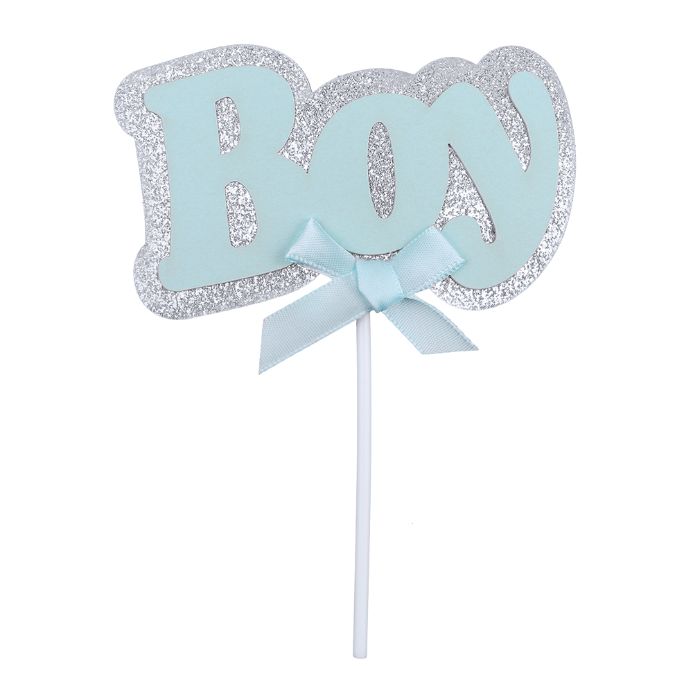 O'Creme Blue 'Boy' Cake Topper