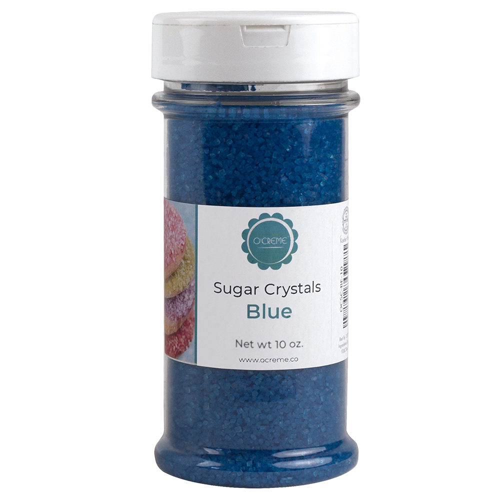 O'Creme Blue Sugar Crystals, 10 oz.