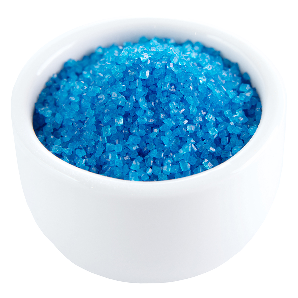 O'Creme Blue Sugar Crystals, 25 Lbs.