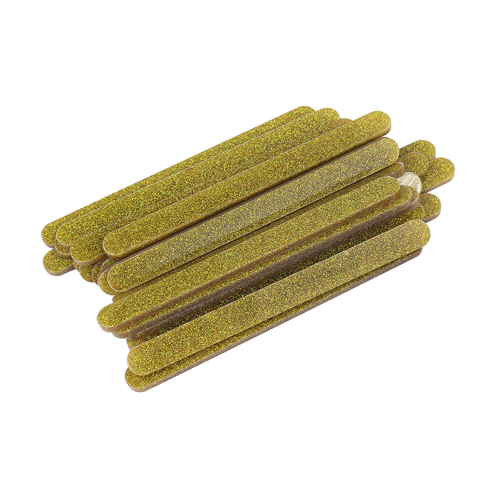 O'Creme Cakesicle Popsicle Gold Glitter Acrylic Sticks, 4.5" - Pack of 50