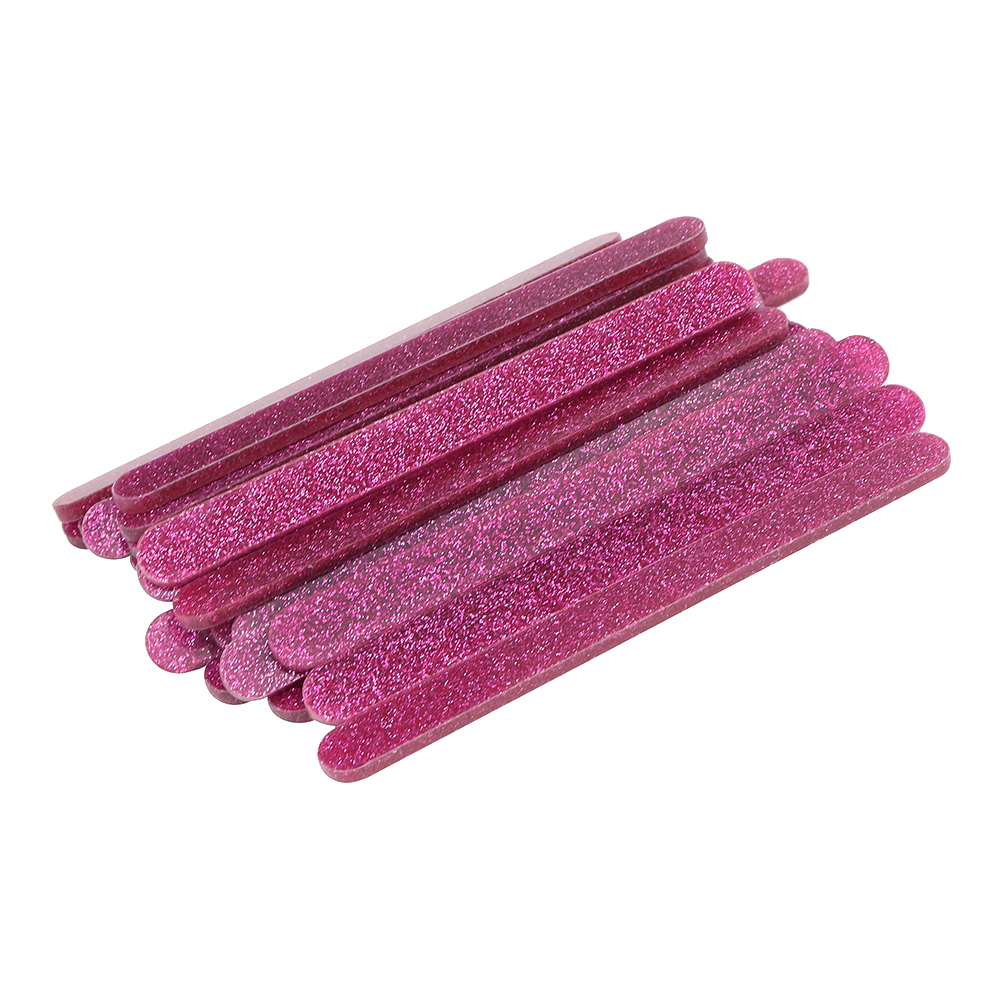 O'Creme Cakesicle Popsicle Pink Glitter Acrylic Sticks, 4.5" - Pack of 50
