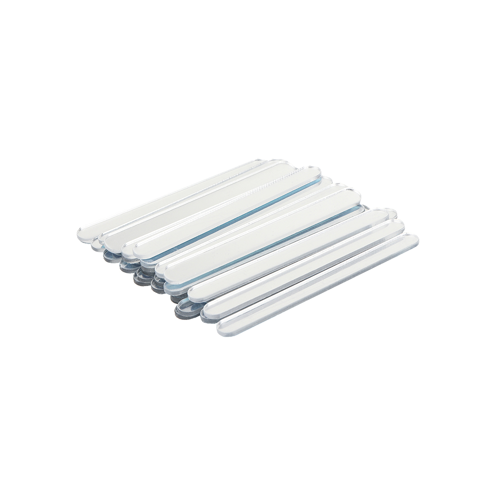 O'Creme Cakesicle Popsicle Silver Acrylic Sticks, 3" - Pack of 50