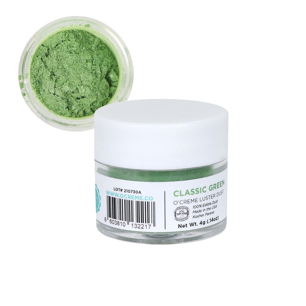 O'Creme Classic Green Luster Dust, 4 gr.