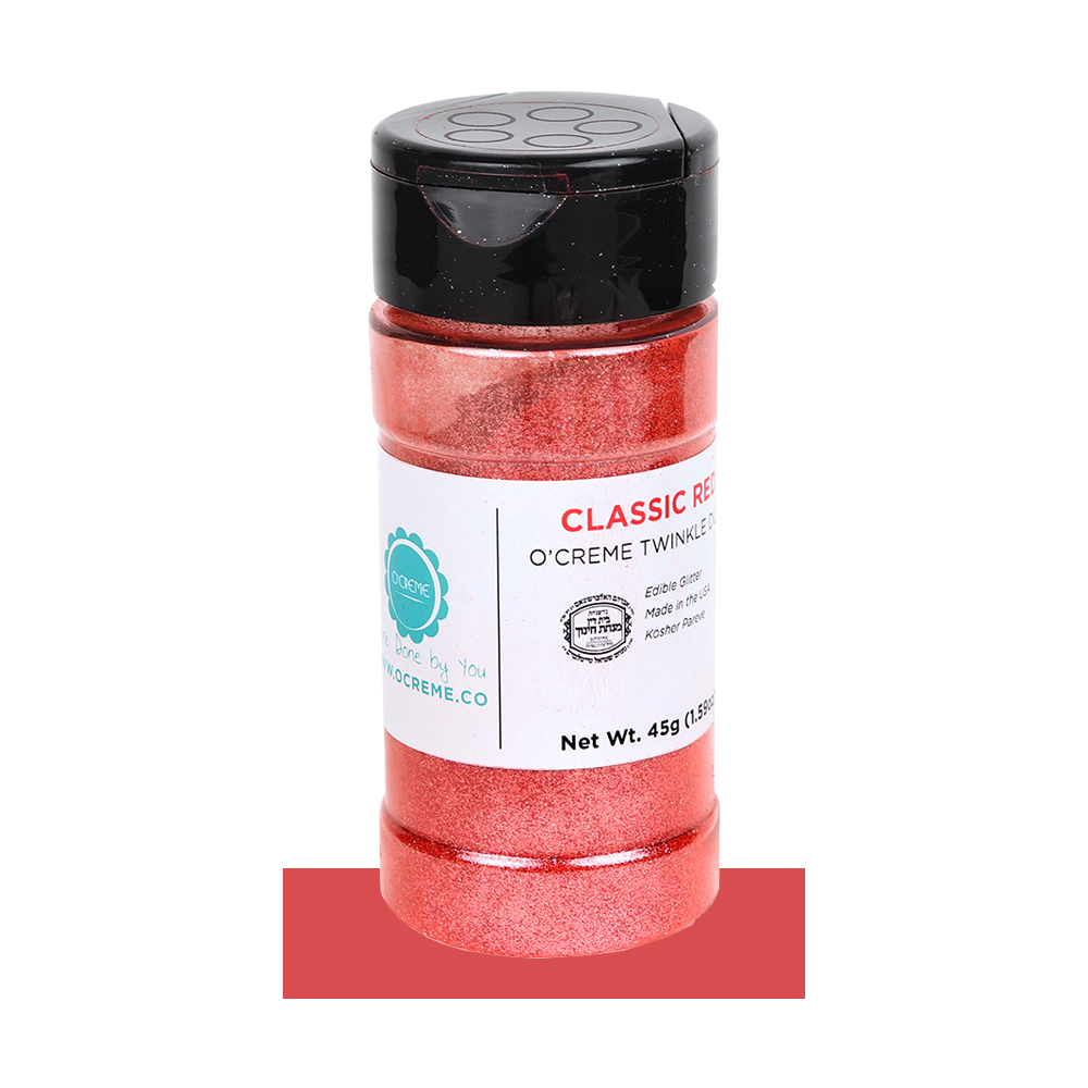 O'Creme Classic Red Twinkle Dust, 45 gr. 