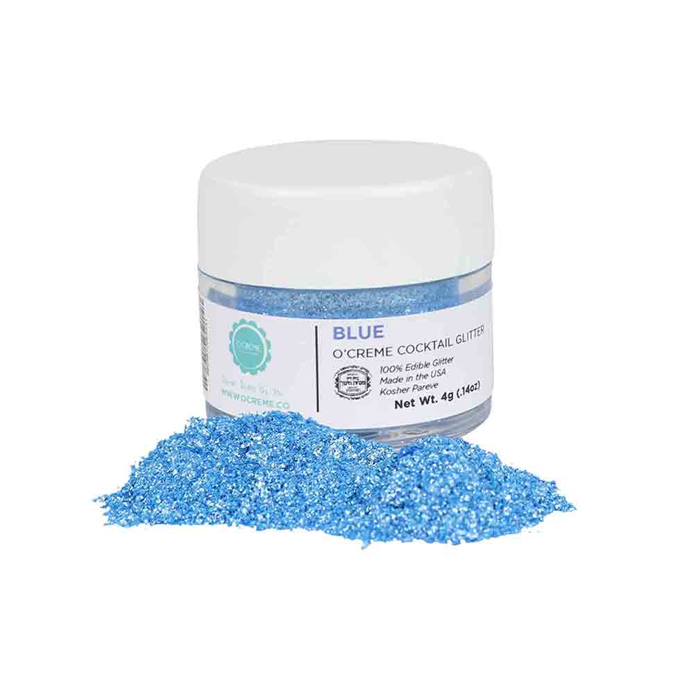 O'Creme Cocktail Glitter, 4 gr. - Blue 