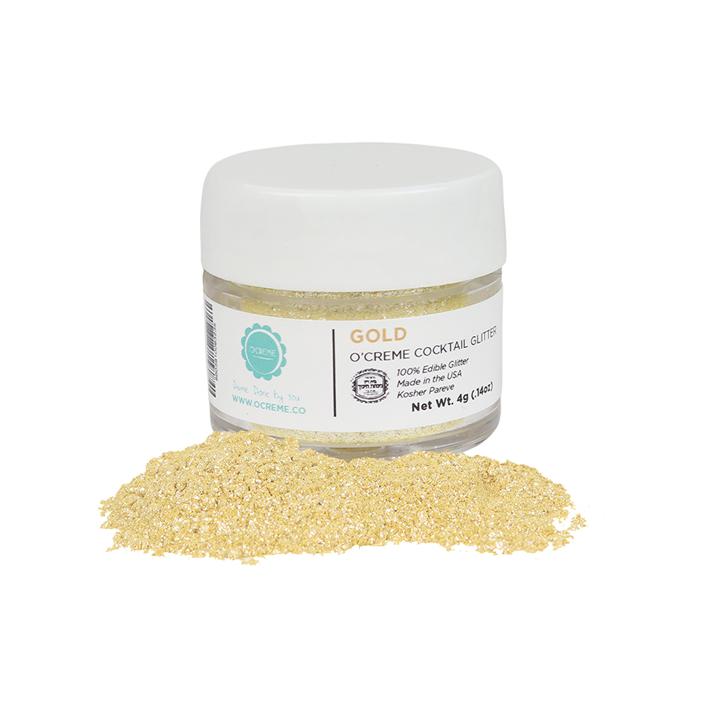 O'Creme Cocktail Glitter, 4 gr. - Gold