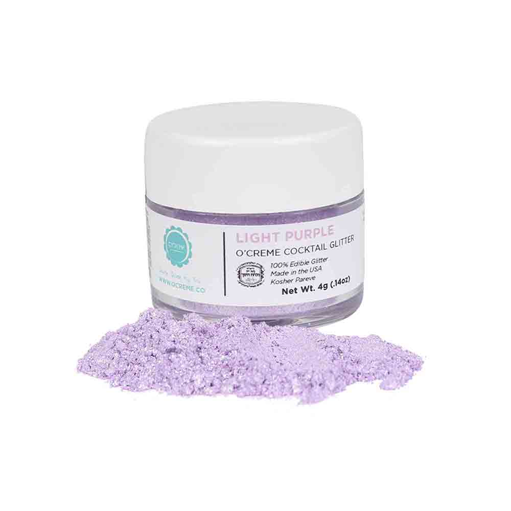 O'Creme Cocktail Glitter, 4 gr. - Light Purple