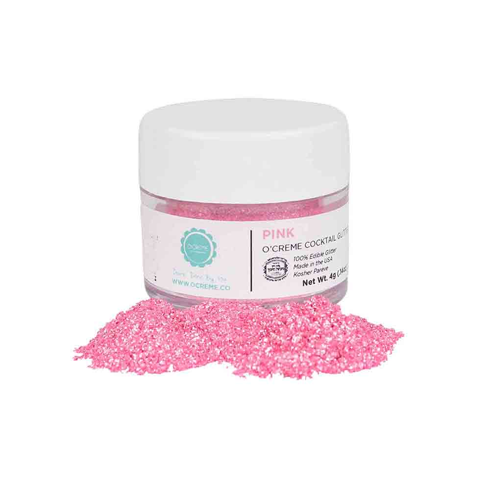 O'Creme Cocktail Glitter, 4 gr. - Pink