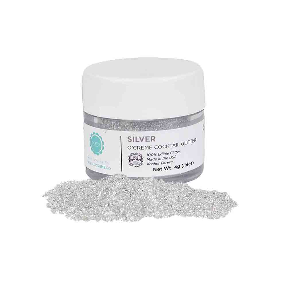 O'Creme Cocktail Glitter, 4 gr. - Silver