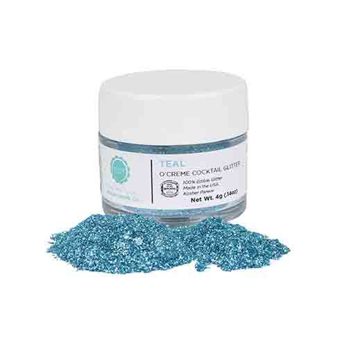 O'Creme Cocktail Glitter, 4 gr. - Teal