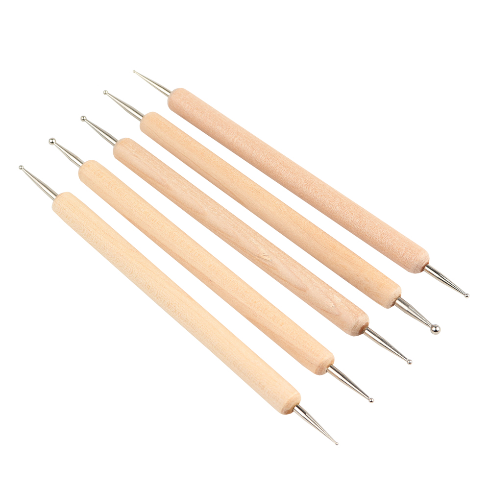 O'Creme Dotting Tools, Set of 5 Sugarpaste Modeling Tools - BakeDeco.Com