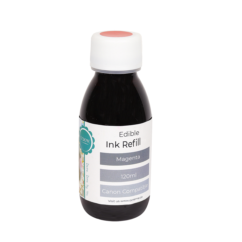 O'Creme Edible Ink Cartridge Refill, 120ml, Magenta