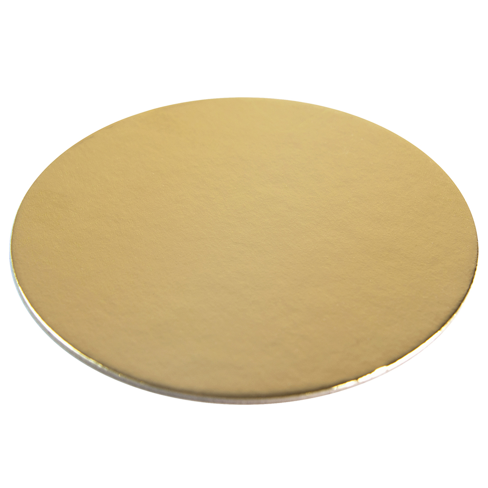 O'Creme Gold Round Mini Board, 3.25" - Pack of 100