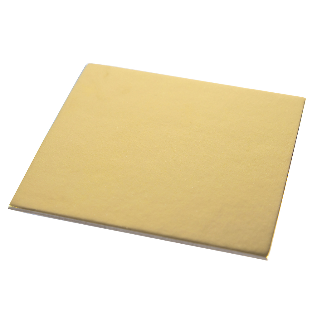 O'Creme Gold Square Mini Board, 2-7/8" - Pack of 100