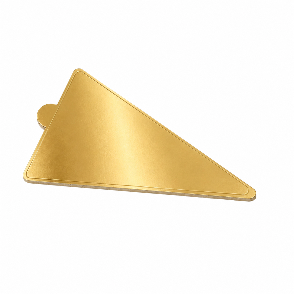 O'Creme Gold Triangle Mini Board with Tab, 4-7/8" x 3"