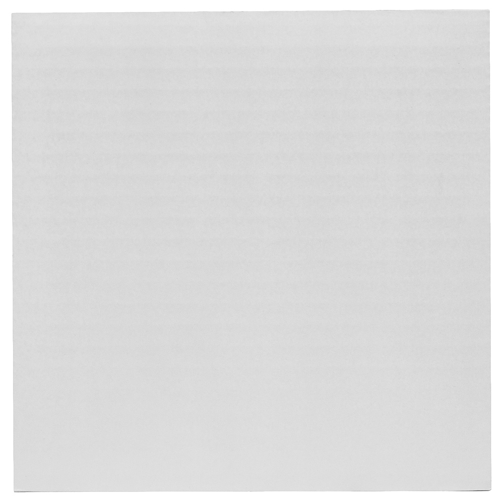 O'Creme Grease Resistant White Square Corrugated Cake Board, 12" - Pack of 10