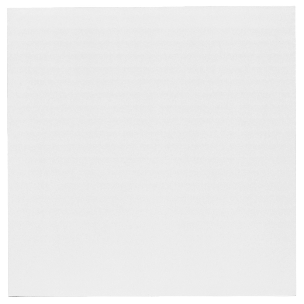 O'Creme Grease Resistant White Square Corrugated Cake Board, 8" - Pack of 10