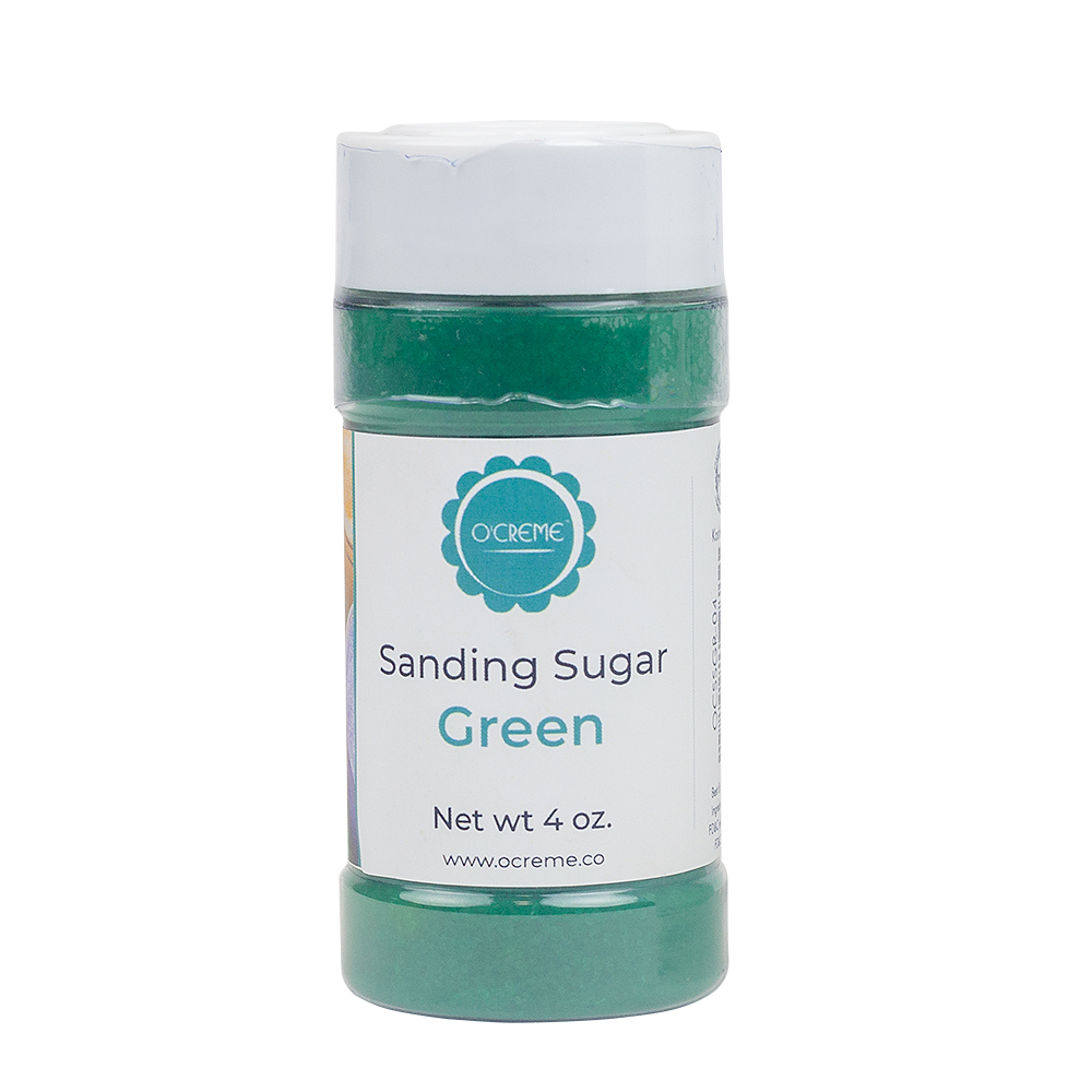 O'Creme Green Sanding Sugar, oz