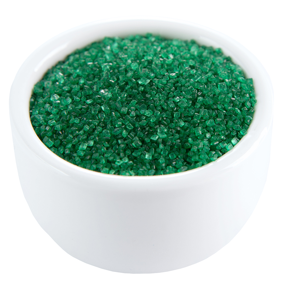 O'Creme Green Sugar Crystals, 25 Lbs.