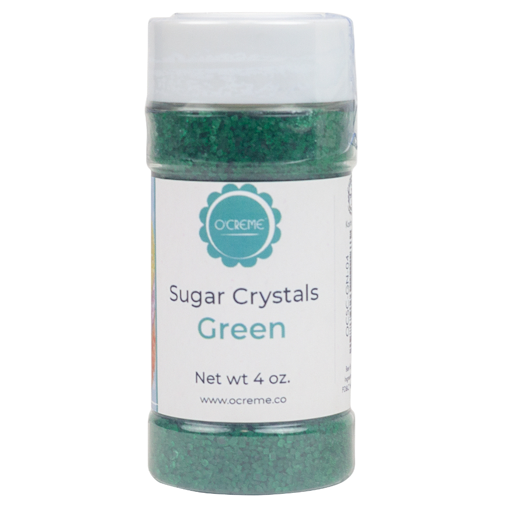 O'Creme Green Sugar Crystals, oz