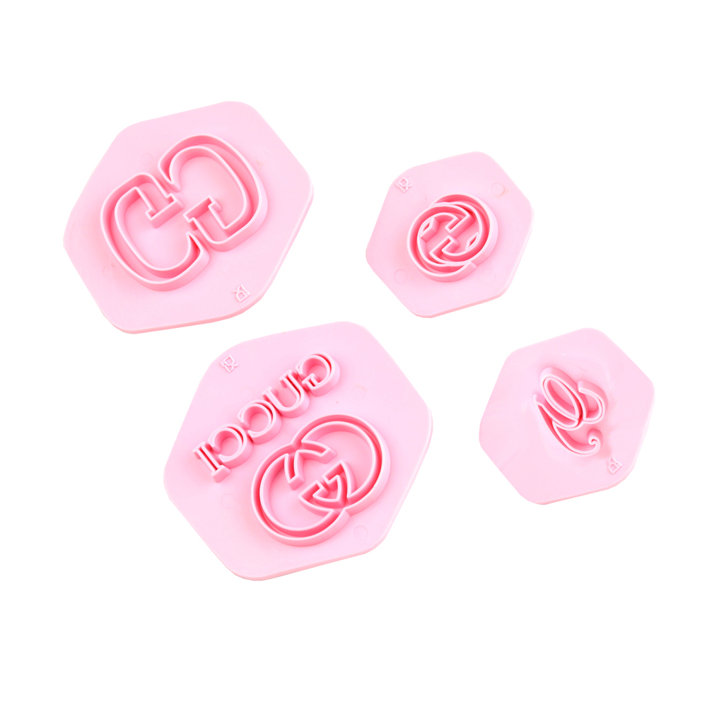 O'Creme Gucci Symbol Gumpaste Cutters, Set of 4