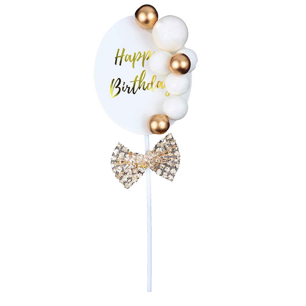 O'Creme 'Happy Birthday' Cake Topper