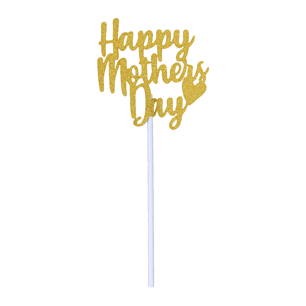 O'Creme 'Happy Mothers Day' Cake Toppers, Pack of 5