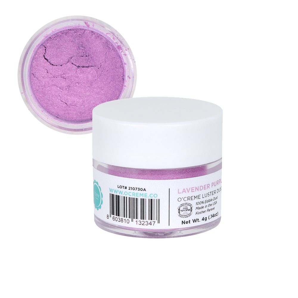 O'Creme Lavender Purple Luster Dust, 4 gr.