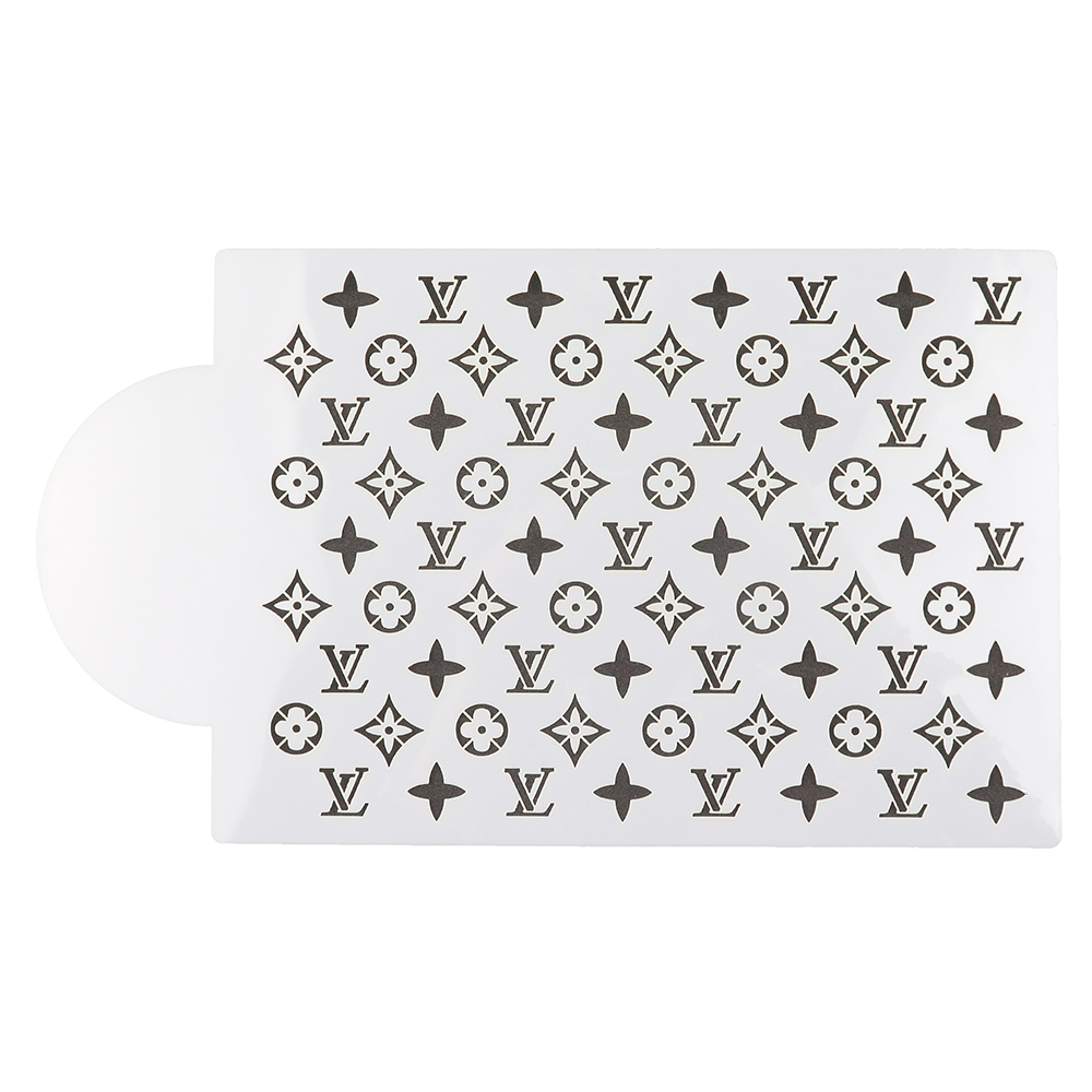 louis vuitton symbol gumpaste cutters, set of 5