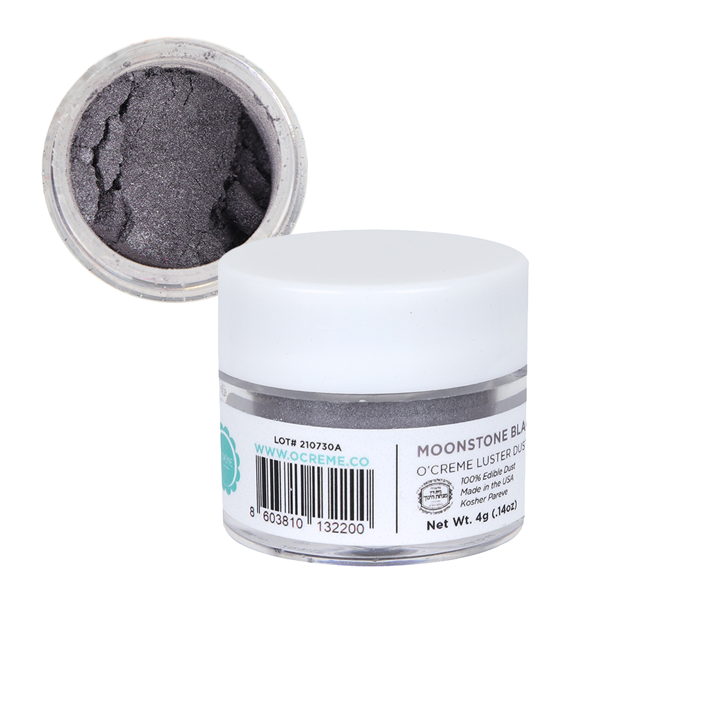 O'Creme Moonstone Black Luster Dust, 4 gr.