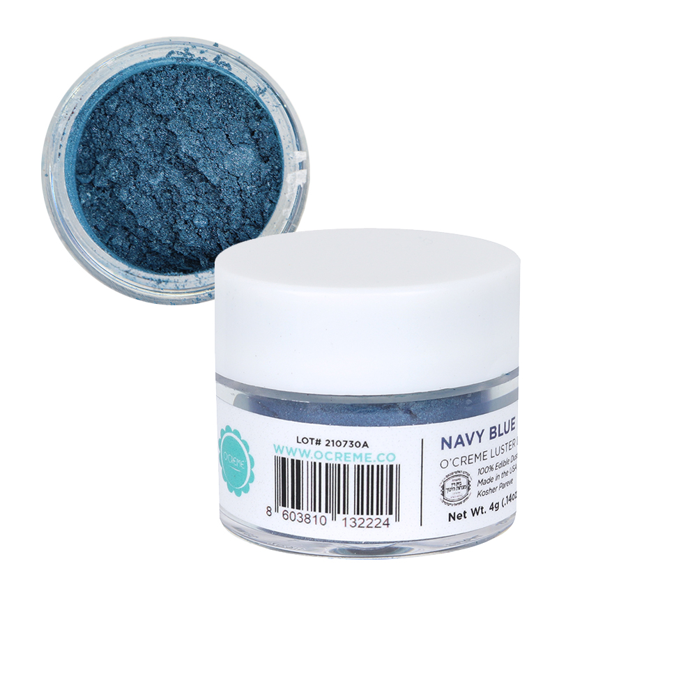 O'Creme Navy Blue Luster Dust, 4 gr.