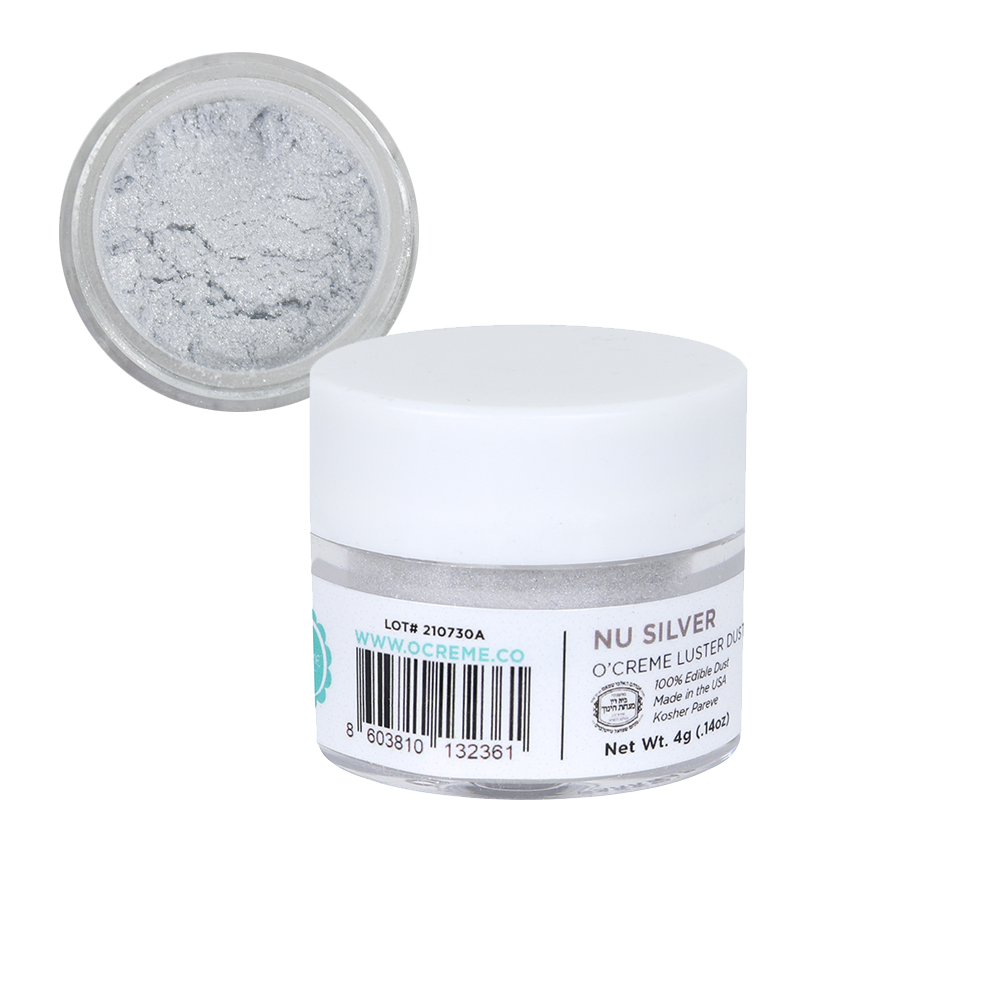 O'Creme Nu Silver Luster Dust, 4 gr.