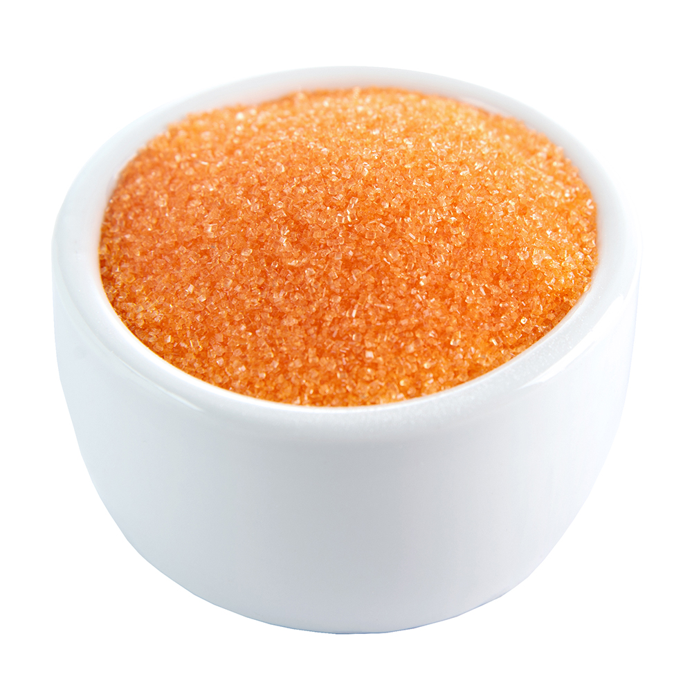 O'Creme Orange Sanding Sugar, 10 Lbs.