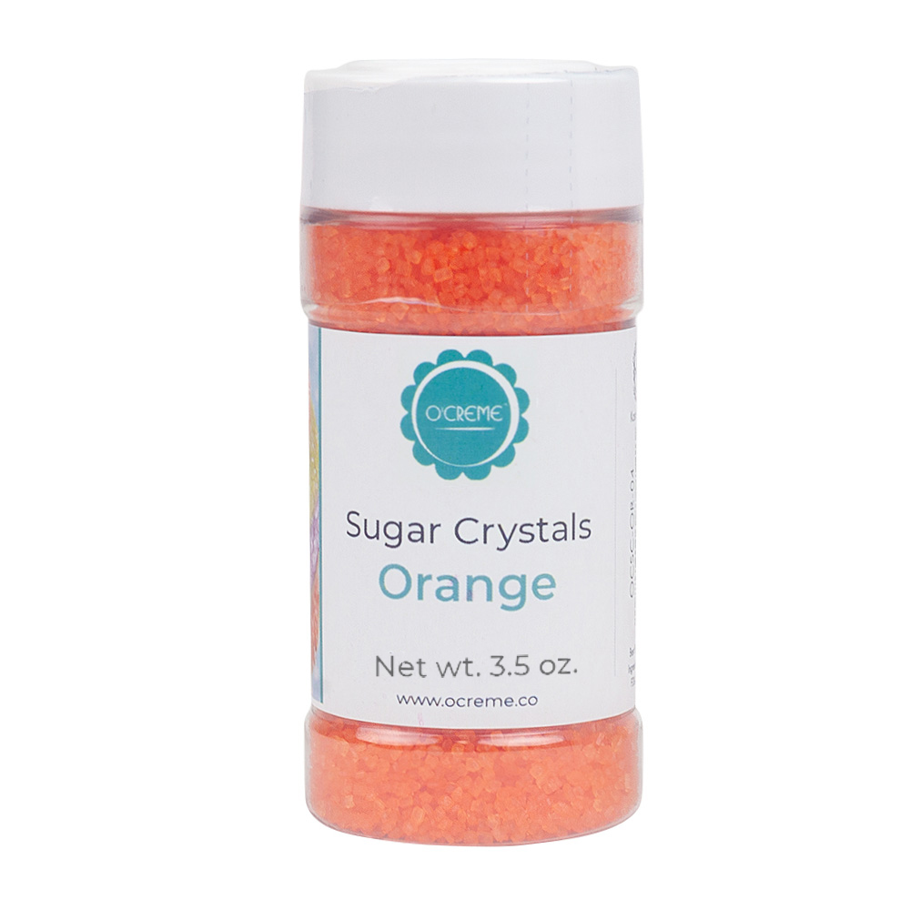 O'Creme Orange Sugar Crystals, 3.5 oz.